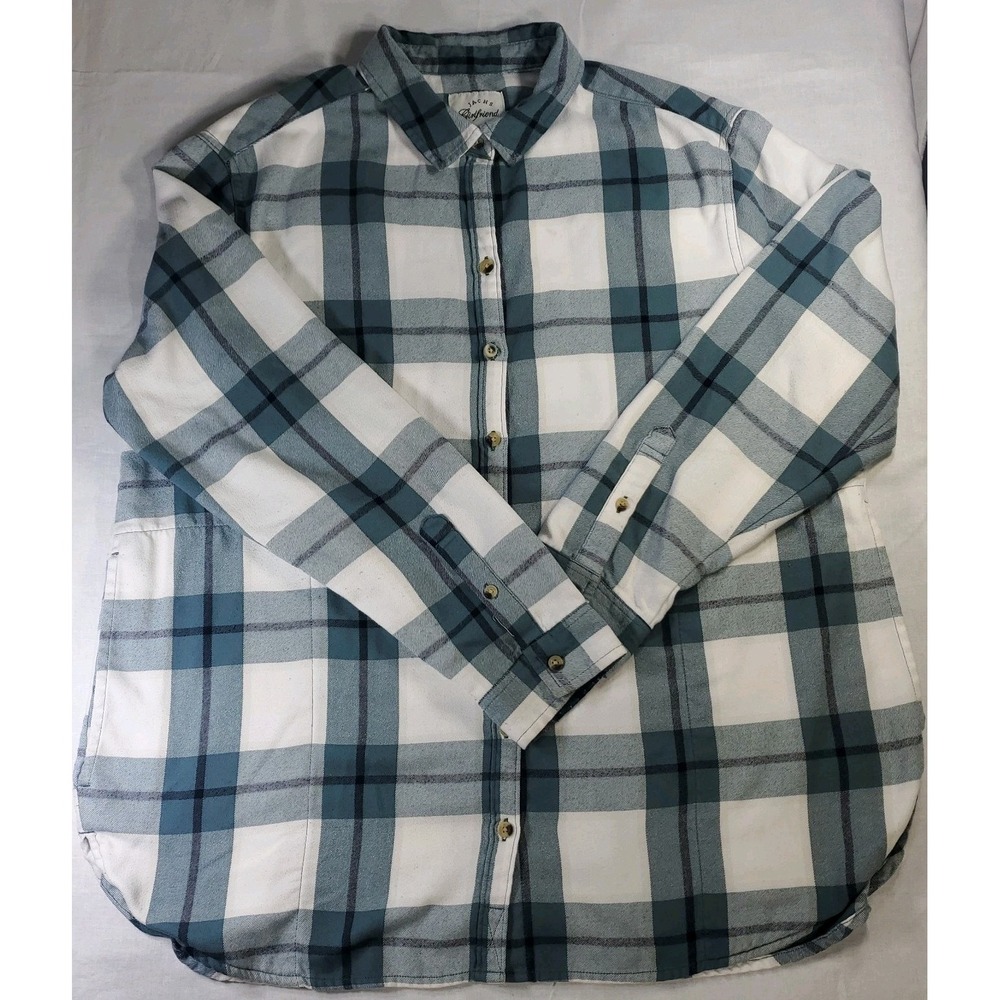Jachs Girlfriend New York Women's Flannel Plaid Shirt